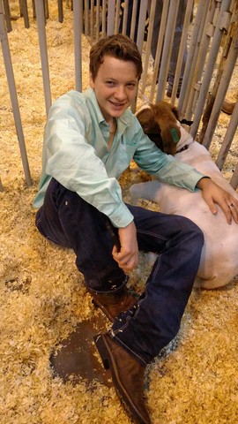 Jason and his goat - Bearded Lady Soap Factory