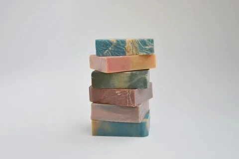 stacked soap - Bearded Lady Soap Factory