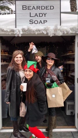 Christmas shoppers - Bearded Lady Soap Factory