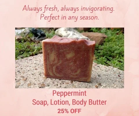 Peppermint - Bearded Lady Soap Factory